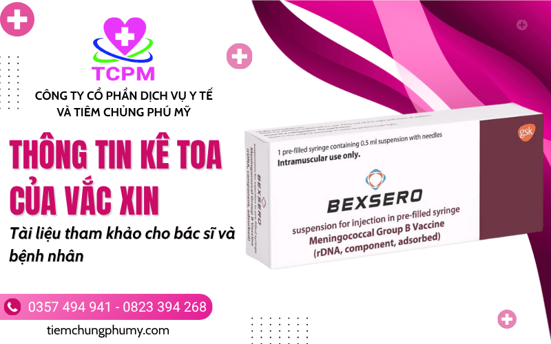 Thông tin kê toa của vắc xin