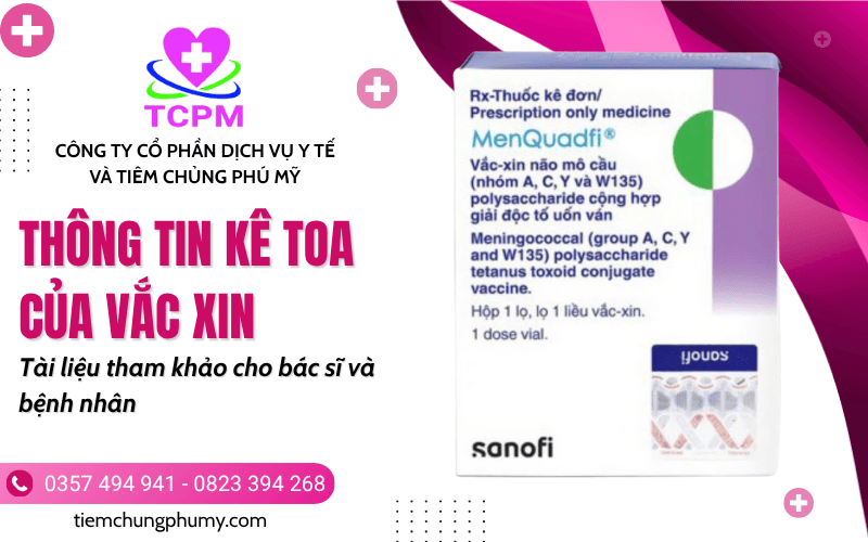 Thông tin kê toa của vắc xin