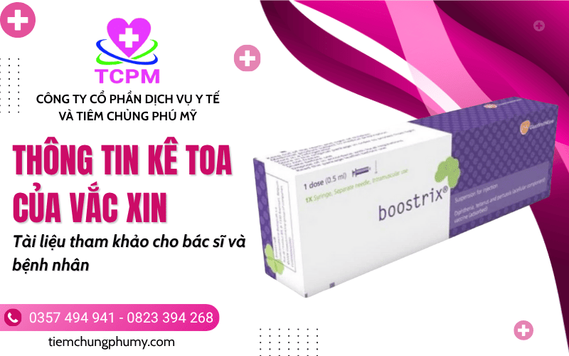 Thông tin kê toa của vắc xin