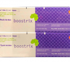 BOOSTRIX – VẮC XIN PHÒNG CÁC BỆNH BẠCH HẦU – UỐN VÁN – HO GÀ