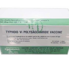 TYPHOID VI (POLYSACCHARIDE VI) – VẮC XIN PHÒNG BỆNH THƯƠNG HÀN